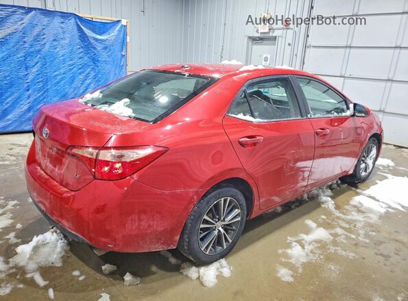 2T1BURHE7KC194388 2019 TOYOTA LL Red უკანა მარჯვენა