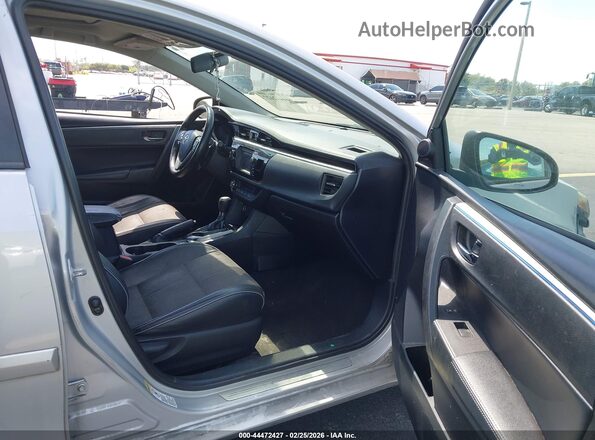 2T1BURHE8GC568479 2016 TOYOTA LL Silver Вид салону спереду