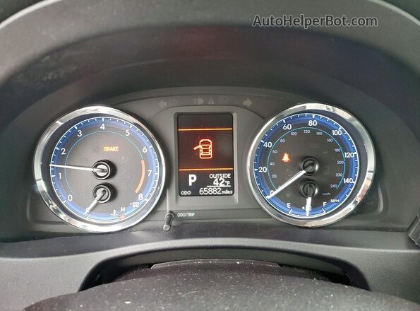 2T1BURHEXKC230641 2019 TOYOTA LL Blue Вид щитка приладів