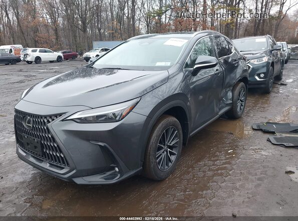 2T2AGCEZ9RC053772 2024 LEXUS NX 350 Gray Առջևի ձախ երեք քառորդ տեսարան