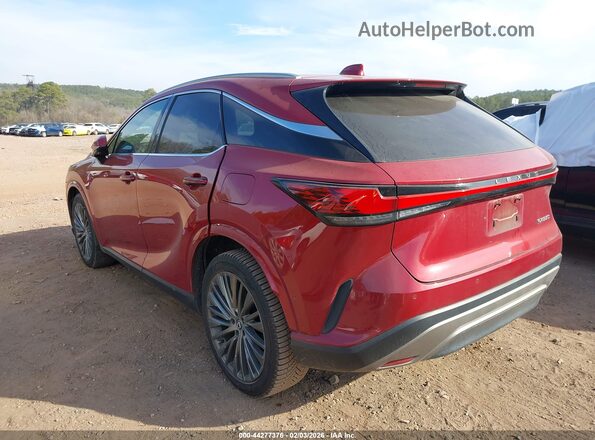 2T2BAMBA3RC023841 2024 LEXUS RX 350 Red უკანა მარცხენა