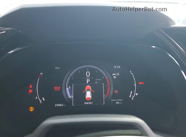 2T2BAMBA8RC048959 2024 LEXUS RX Black Instrument cluster view
