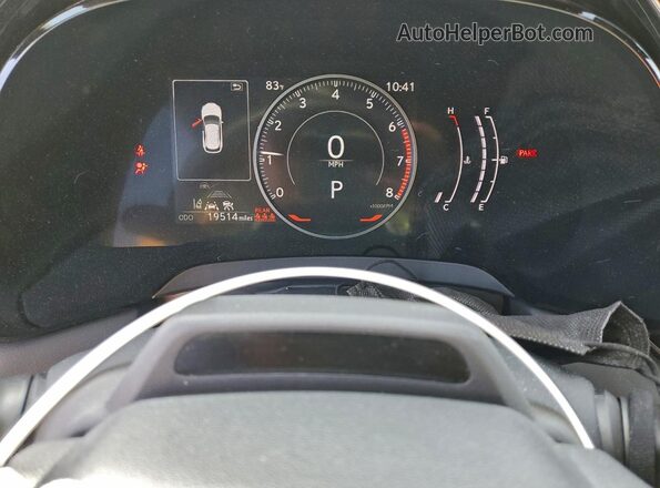 2T2BAMBA9RC041020 2024 LEXUS RX Gray ხელსაწყოთა პანელის ხედი