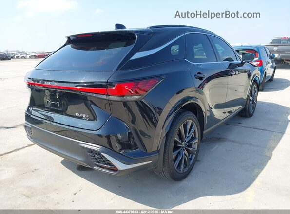 2T2BAMCA0RC055466 2024 LEXUS RX 350 Black Задня права чверть