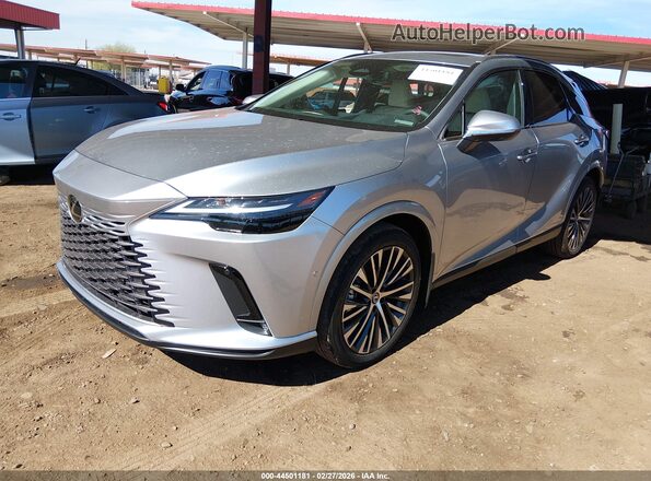 2T2BAMCA1TC133275 2026 LEXUS RX 350 Silver Առջևի ձախ երեք քառորդ տեսարան
