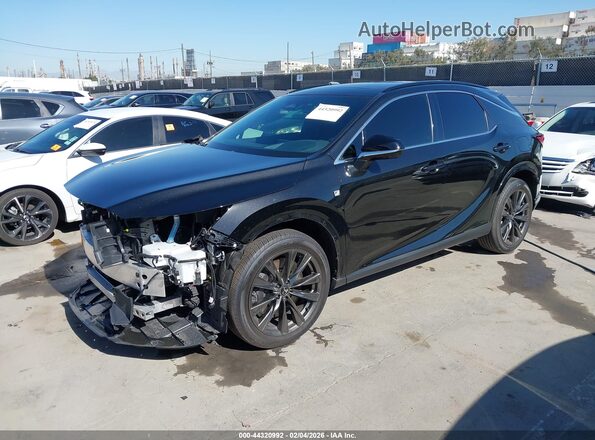 2T2BAMCA2PC033806 2023 LEXUS RX 350 Black Առջևի ձախ երեք քառորդ տեսարան
