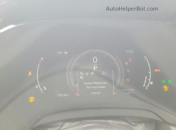 2T2BAMCA3PC016934 2023 LEXUS RX White Instrument cluster view