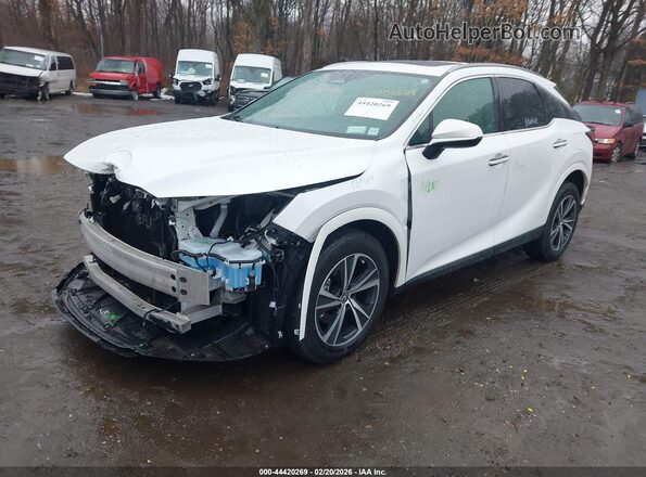 2T2BAMCA8SC104872 2025 LEXUS RX 350 White წინა მარცხენა ხედი სამი მეოთხედიდან
