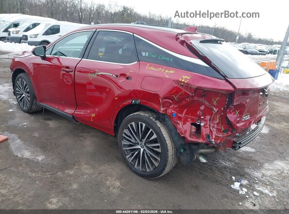2T2BAMCAXRC040389 2024 LEXUS RX 350 Красный Задняя левая четверть