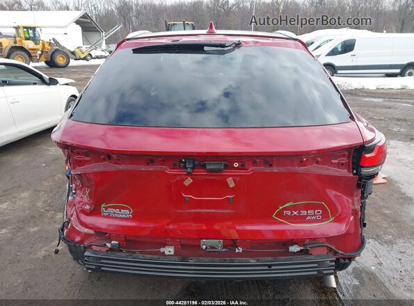 2T2BAMCAXRC040389 2024 LEXUS RX 350 Красный Вид спереди
