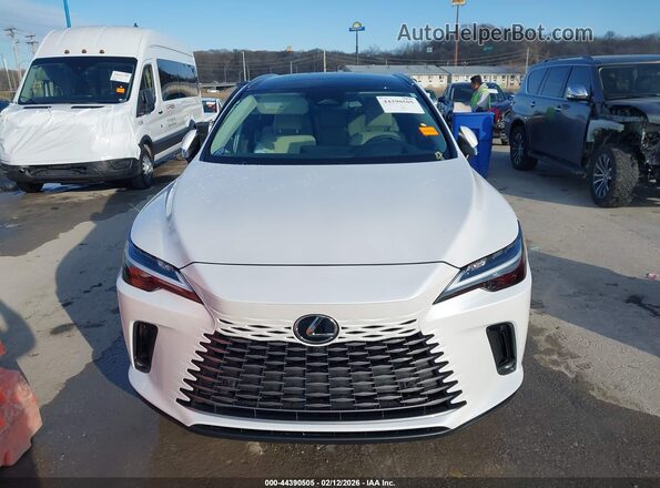 2T2BAMCAXSC121172 2025 LEXUS RX 350 White Առջևի վահանակի տեսք