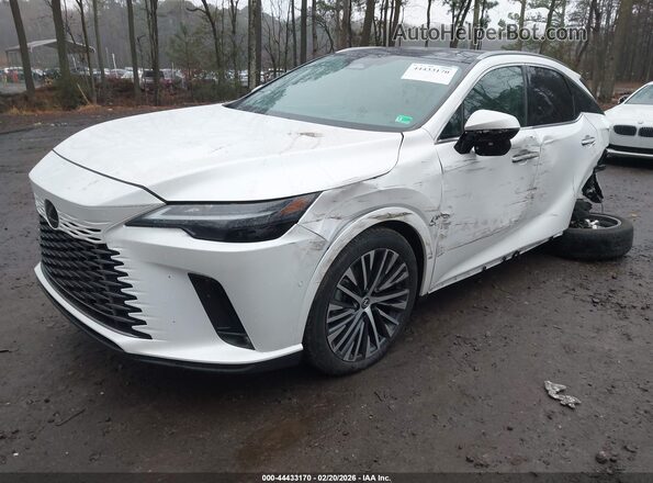 2T2BBMCA4PC011674 2023 LEXUS RX 350H Белый Передняя левая четверть