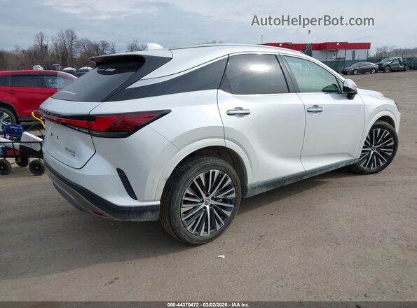 2T2BBMCA4SC100640 2025 LEXUS RX 350H White Հետևի աջ
