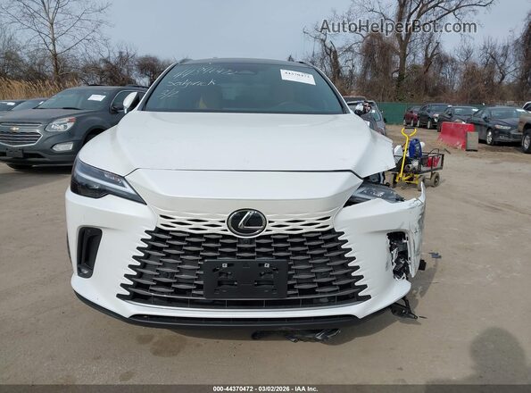 2T2BBMCA4SC100640 2025 LEXUS RX 350H White Սարքավորումների վահանակի տեսք