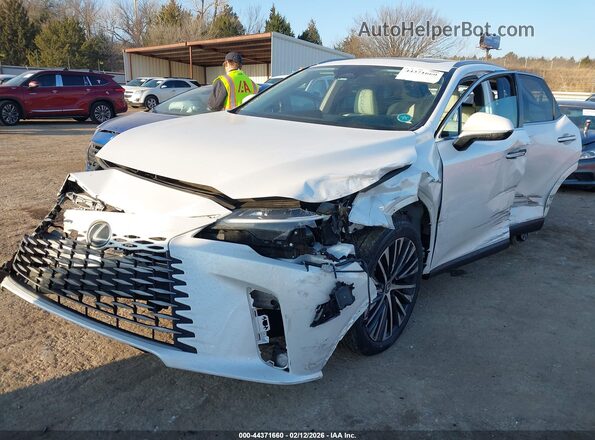 2T2BBMCA5PC022473 2023 LEXUS RX 350H White წინა მარცხენა ხედი სამი მეოთხედიდან