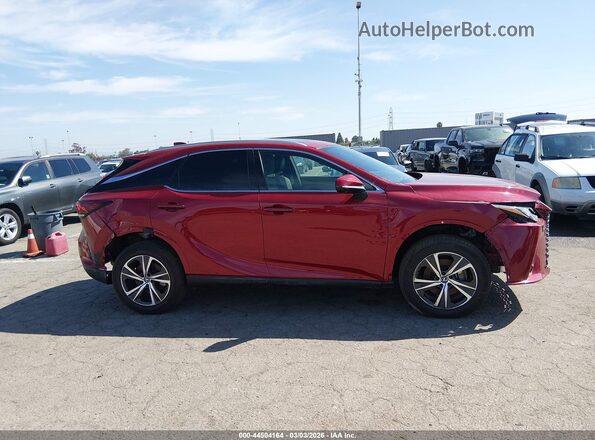 2T2BBMCA5RC042435 2024 LEXUS RX 350H Red Rear interior view