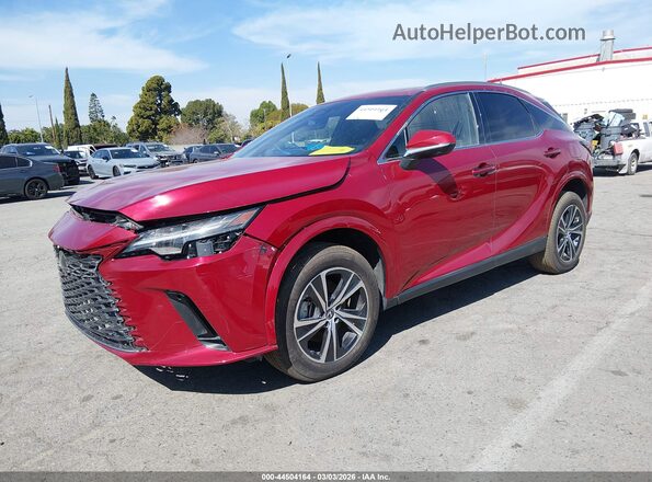 2T2BBMCA5RC042435 2024 LEXUS RX 350H Red Front left