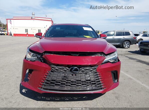 2T2BBMCA5RC042435 2024 LEXUS RX 350H Red Instrument cluster view