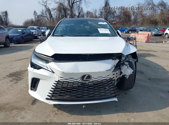 2T2BBMCA6SC086630 2025 LEXUS RX 350H White Вид щитка приладів