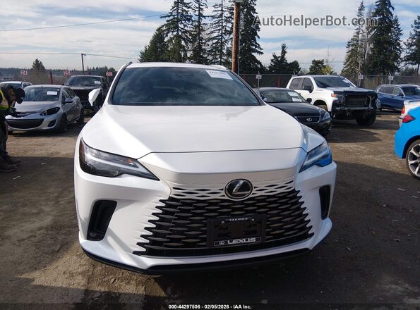 2T2BBMCA9RC036170 2024 LEXUS RX 350H White Vista del cuadro de instrumentos