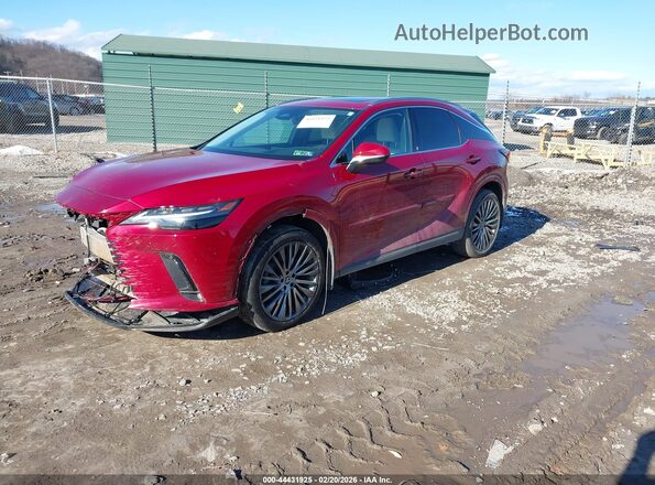 2T2BBMCAXPC008259 2023 LEXUS RX 350H Красный Передняя левая четверть