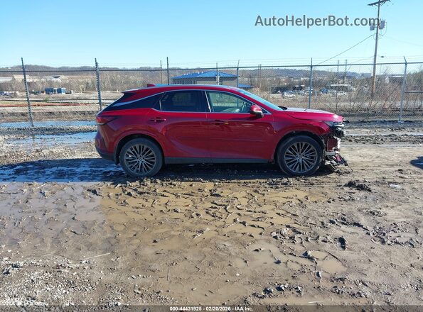 2T2BBMCAXPC008259 2023 LEXUS RX 350H Красный Вид задней части салона