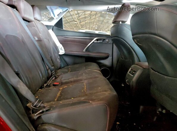 2T2BGMCA0GC005341 2016 LEXUS RX Red Widok tylnych siedzeń