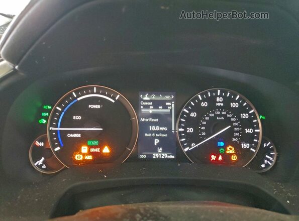 2T2BGMCA0GC005341 2016 LEXUS RX Red Widok zestawu wskaźników