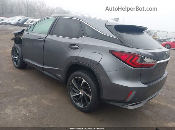 2T2BGMCA0HC013876 2017 LEXUS RX 450H Серый Задняя левая четверть