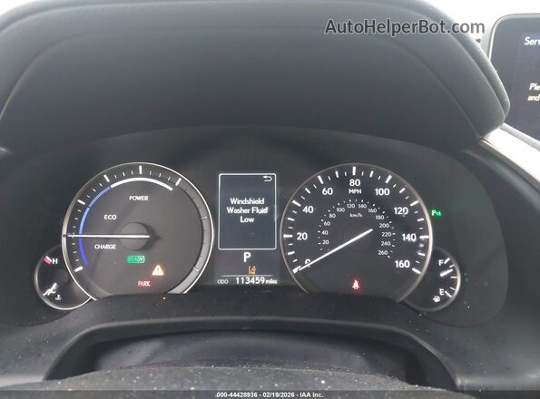 2T2BGMCA0HC013876 2017 LEXUS RX 450H Серый Вид задних сидений