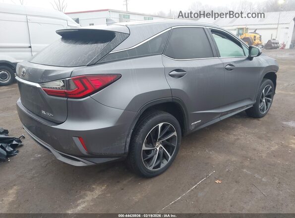 2T2BGMCA0HC013876 2017 LEXUS RX 450H Серый Задняя правая четверть
