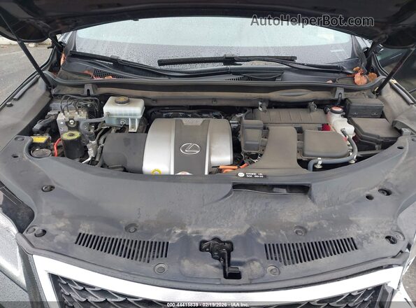 2T2BGMCA0HC017085 2017 LEXUS RX 450H Черный Вид сзади