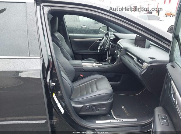 2T2BGMCA0HC017085 2017 LEXUS RX 450H Черный Вид салона спереди