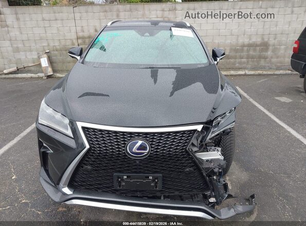 2T2BGMCA0HC017085 2017 LEXUS RX 450H Черный Вид щитка приборов