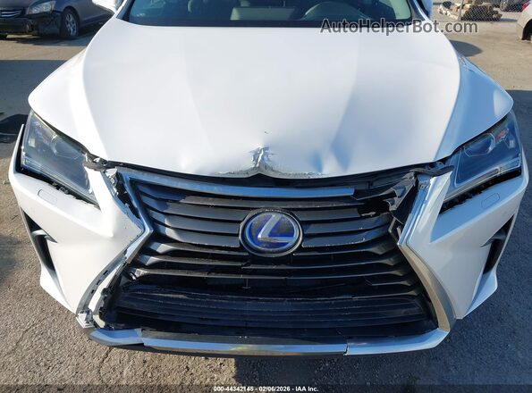 2T2BGMCA2GC006068 2016 LEXUS RX 450H White Widok z przodu