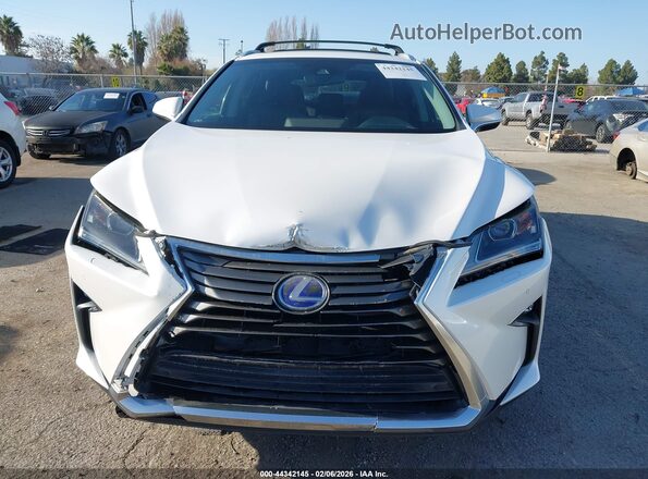 2T2BGMCA2GC006068 2016 LEXUS RX 450H White Widok zestawu wskaźników