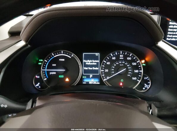 2T2BGMCA5JC020960 2018 LEXUS RX 450H Silver Widok tylnych siedzeń