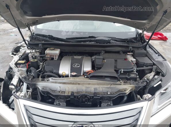 2T2BGMCA6KC037607 2019 LEXUS RX 450H Silver Widok z tyłu