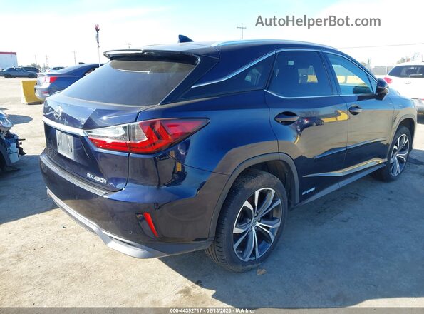 2T2BGMCA7GC004056 2016 LEXUS RX 450H Dark Blue უკანა მარჯვენა