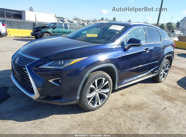 2T2BGMCA7GC004056 2016 LEXUS RX 450H Dark Blue წინა მარცხენა ხედი სამი მეოთხედიდან