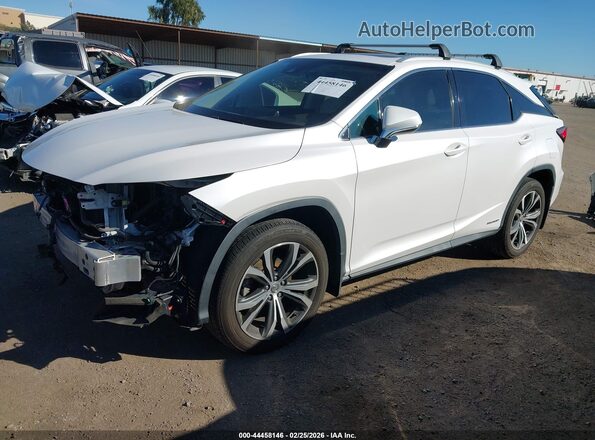 2T2BGMCA9HC012631 2017 LEXUS RX 450H White Vista tres cuartos delantera izquierda