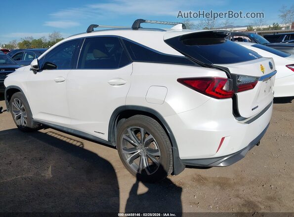2T2BGMCA9HC012631 2017 LEXUS RX 450H White Trasero izquierdo