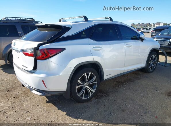 2T2BGMCA9HC012631 2017 LEXUS RX 450H White Trasero derecho