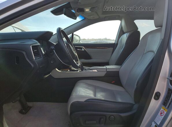 2T2BZMCA0GC004944 2016 LEXUS RX Silver Вид салону спереду