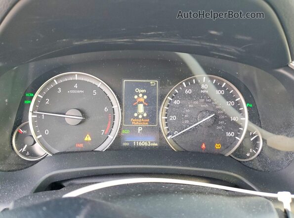 2T2BZMCA0GC004944 2016 LEXUS RX Silver Вид щитка приладів