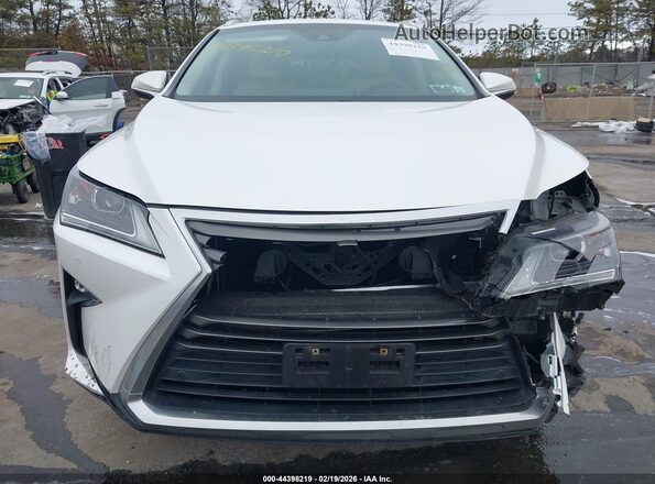 2T2BZMCA1KC206989 2019 LEXUS RX 350 White Вид щитка приладів