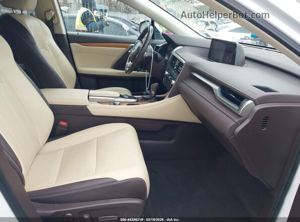 2T2BZMCA1KC206989 2019 LEXUS RX 350 White Вид салону спереду