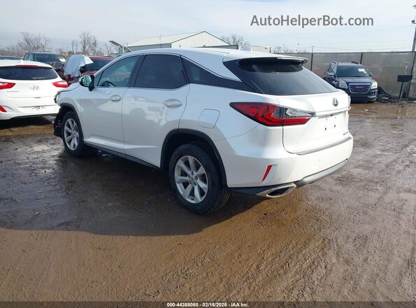 2T2BZMCA2HC114458 2017 LEXUS RX 350 White უკანა მარცხენა