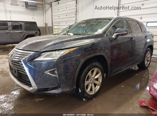 2T2BZMCA2HC126285 2017 LEXUS RX 350 Blue Przód lewy