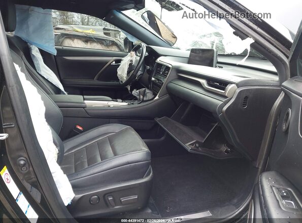 2T2BZMCA3KC168200 2019 LEXUS RX 350 Black Widok wnętrza z przodu